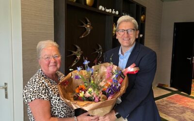 Onze schoonmaakster Jannie Hakvoort 25 jaar in dienst